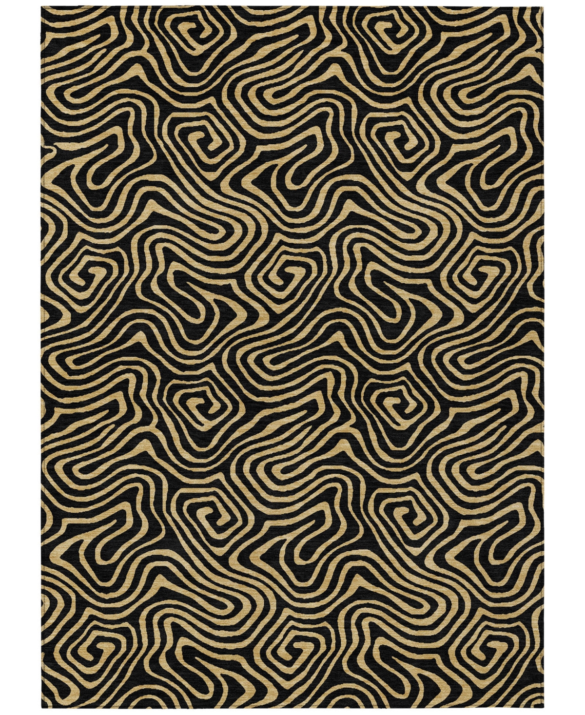 Addison Chantille Mahine Washable Acn1031 2'6"x3'10" Area Rug In Black