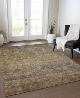 Addison Chantille Machine Washable Acn1171 Rug Collection In Thyme