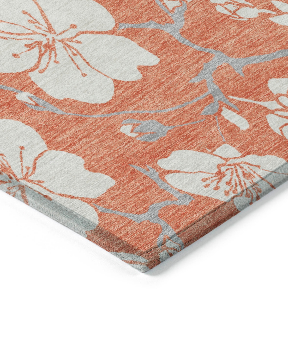 Addison Chantille Mahine Washable Acn1032 2'3"x7'6" Runner Area Rug In Coral