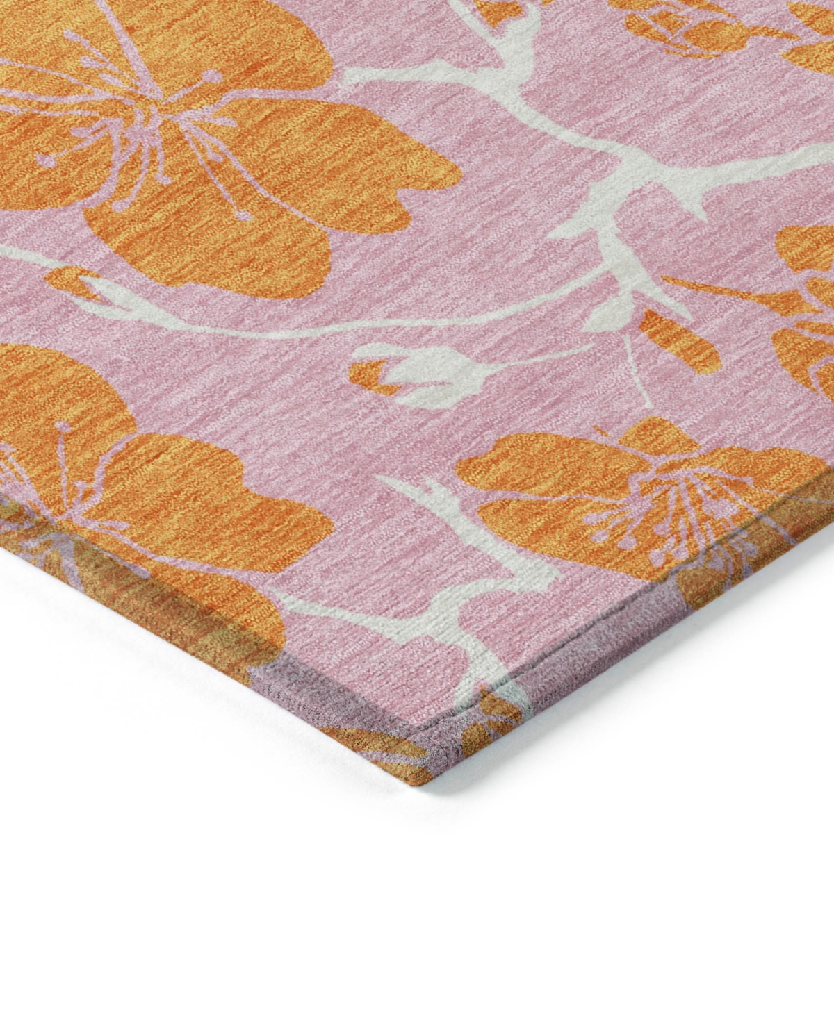 Addison Chantille Mahine Washable Acn1034 2'3"x7'6" Runner Area Rug In Pink
