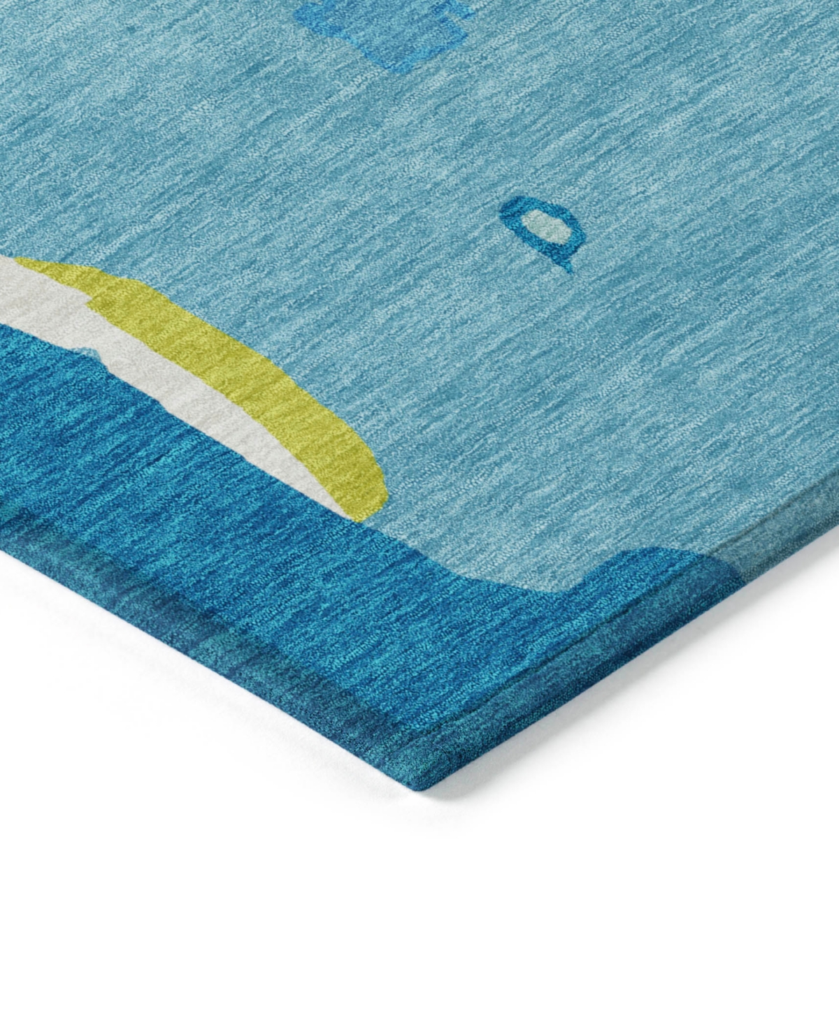 Addison Chantille Mahine Washable Acn1028 9'x12' Area Rug In Aqua