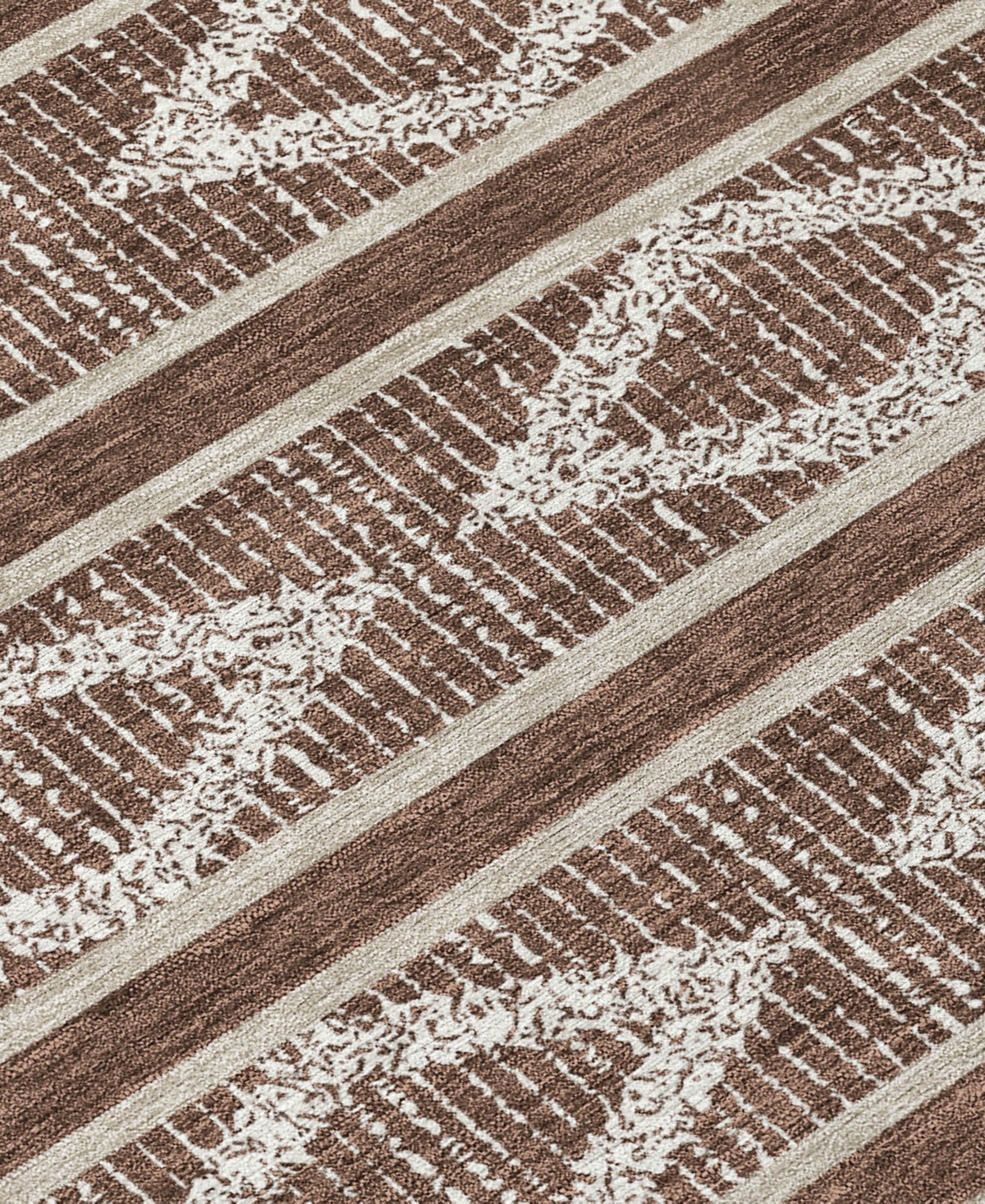 Addison Chantille Mahine Washable Acn1029 9'x12' Area Rug In Brown