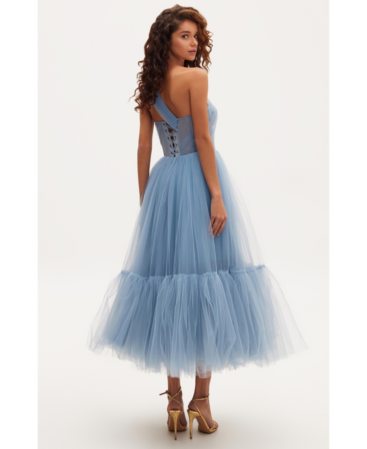 Milla Women's One-Shoulder Cocktail Tulle Dress