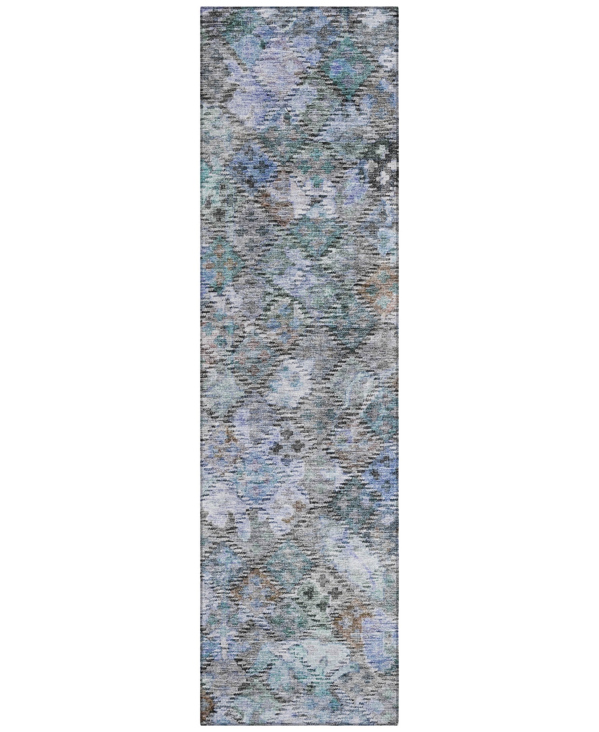 Addison Chantille Machine Washable Acn1109 2'3''x7'6'' Runner Area Rug In Blue