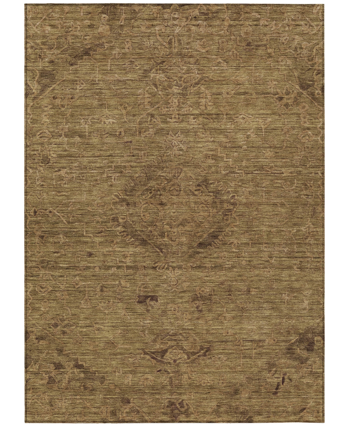 Addison Chantille Machine Washable Acn1111 3'x5' Area Rug In Brown