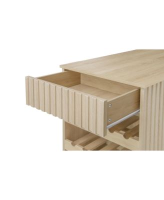 Rolling Kitchen Island Cart with Storage