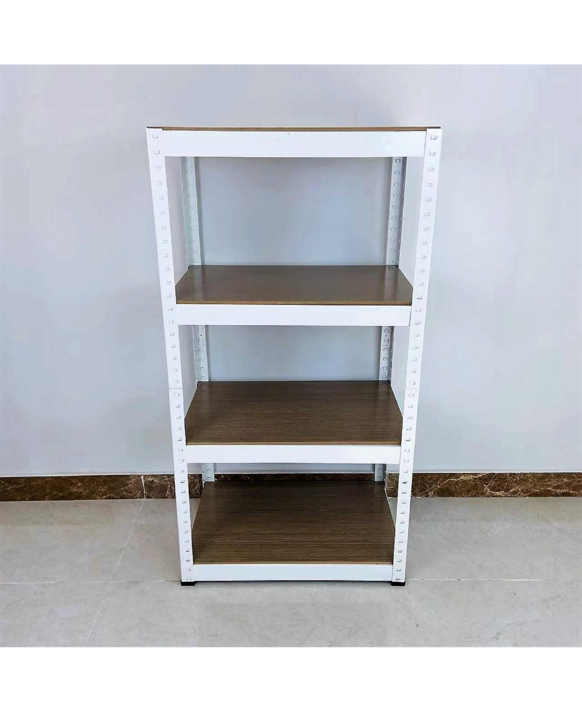 Slickblue 4-Tier Adjustable Garage Storage Shelves Heavy-Duty Utility Shelving for Maximum Organization