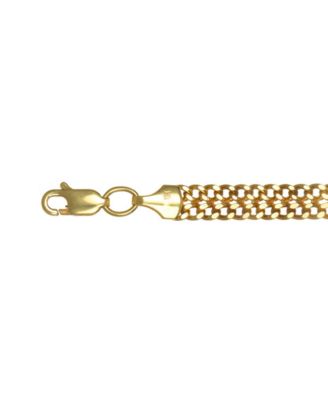 10k Gold Bracelet, Mesh Link Bracelet