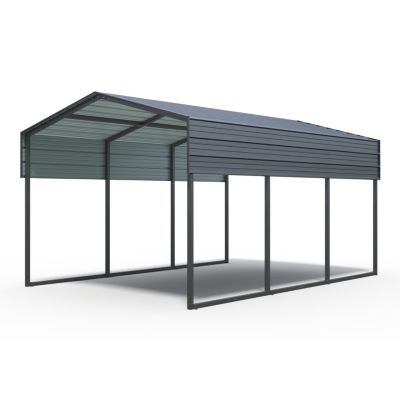 Streamdale Heavy-Duty Metal Carport, 10x15ft