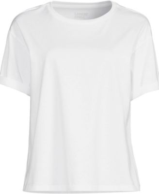 Plus Size Oversized Supima Short Sleeve Crew Neck T-Shirt