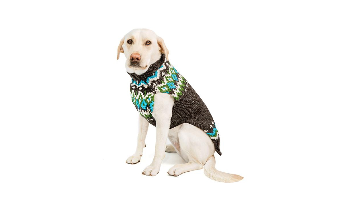 Chilly Dog Xxxl Charcoal Fairisle
