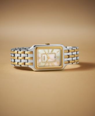 Women's Raquel Three-Hand Date Two-Tone Stainless Steel Watch, 26mm