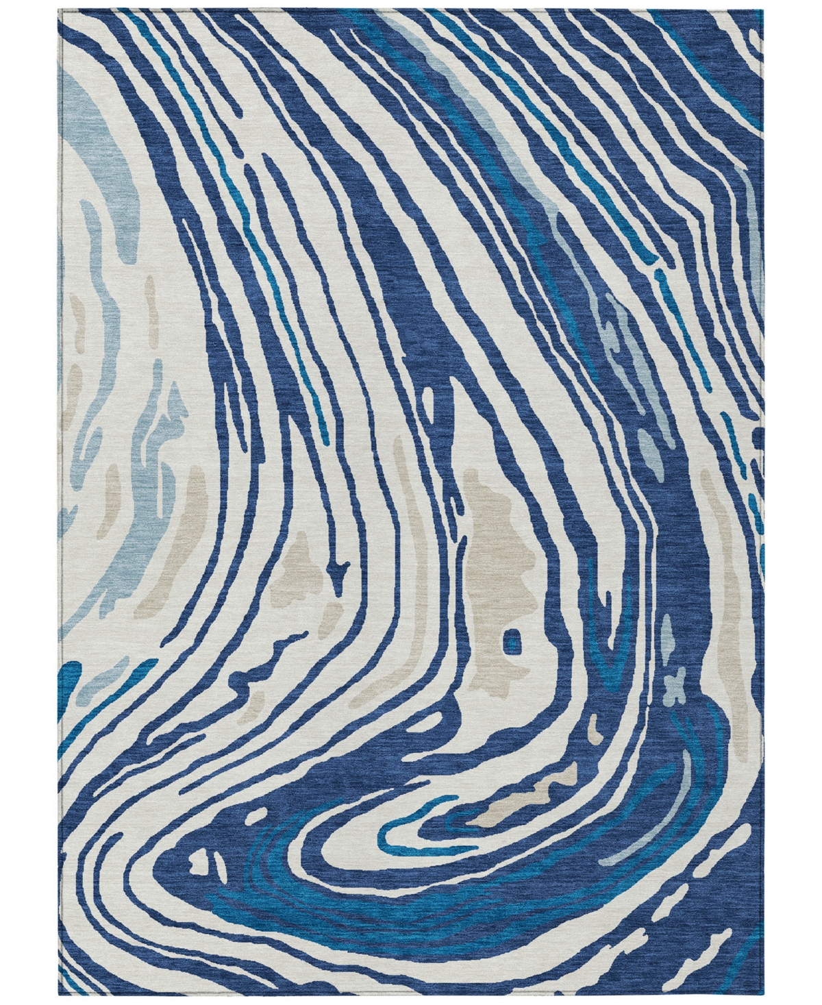 Addison Chantille Mahine Washable Acn1051 9'x12' Area Rug In Navy