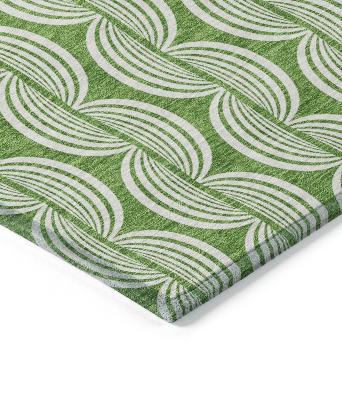 Addison Chantille Mahine Washable Acn1055 8'x10' Area Rug In Green