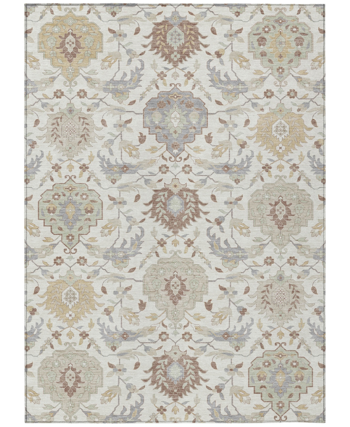 Addison Chantille Machine Washable Acn1026 9'x12' Area Rug In Ivory