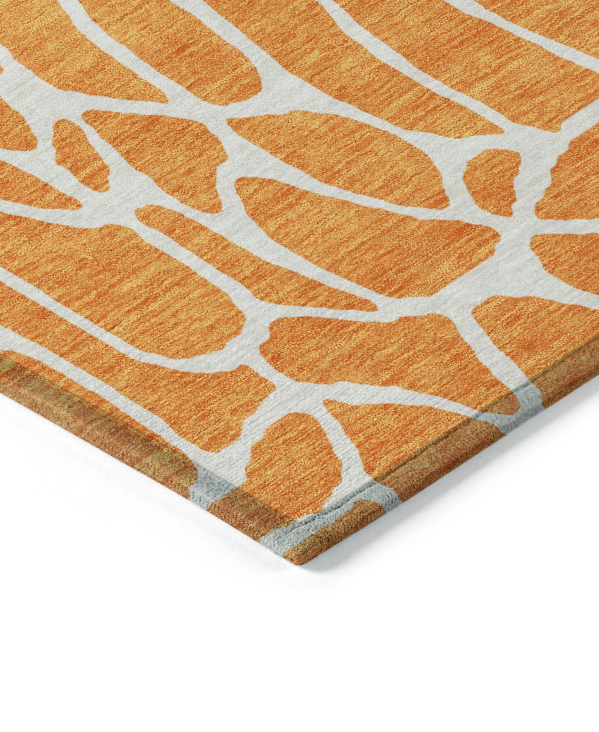 Addison Chantille Machine Washable Acn1024 9'x12' Area Rug In Orange
