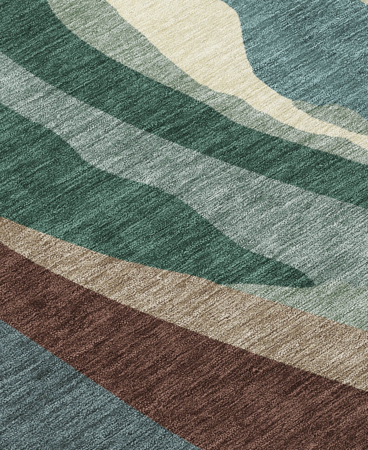 Addison Chantille Mahine Washable Acn1047 5'x7'6" Area Rug In Sage
