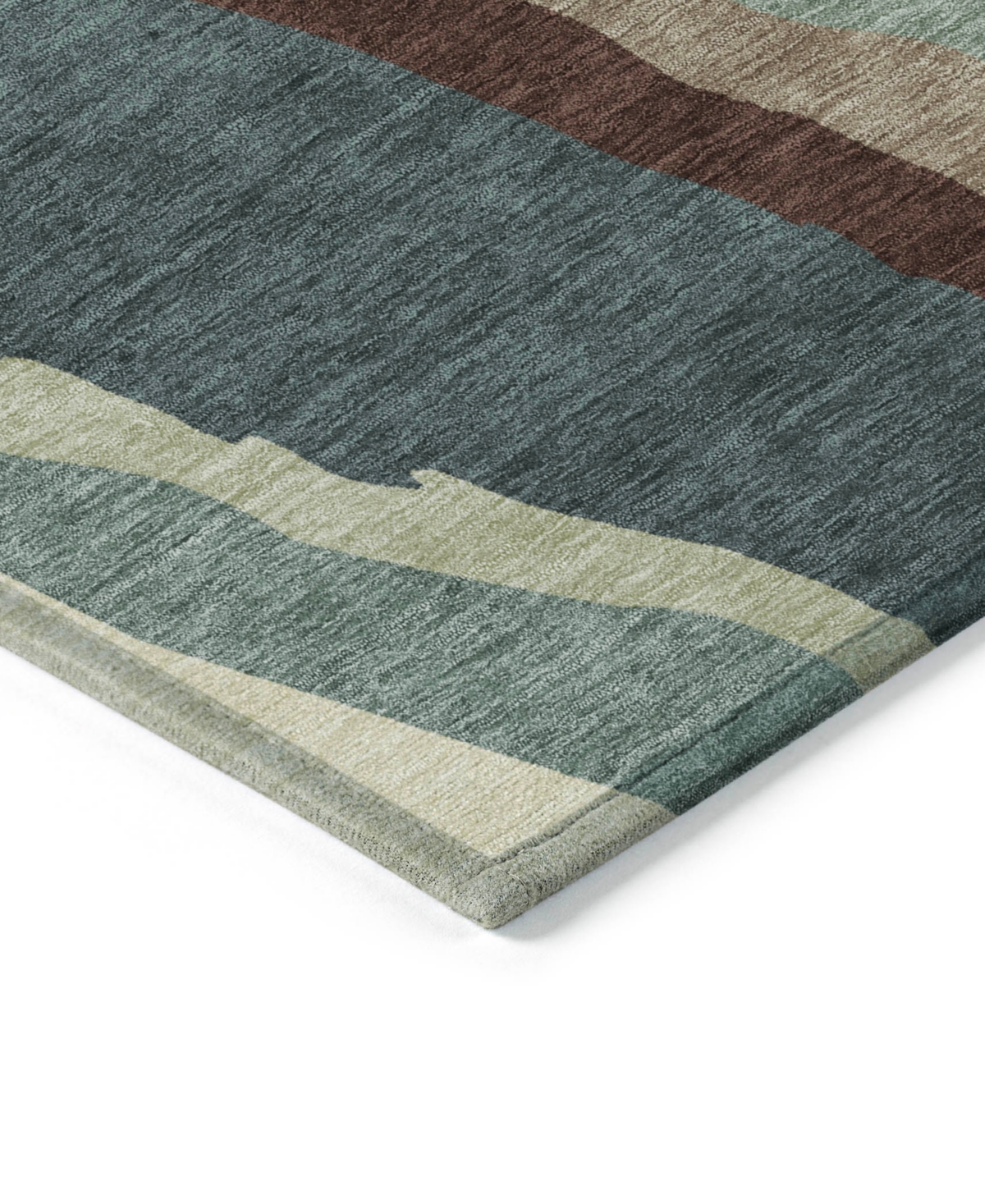 Addison Chantille Mahine Washable Acn1047 5'x7'6" Area Rug In Sage