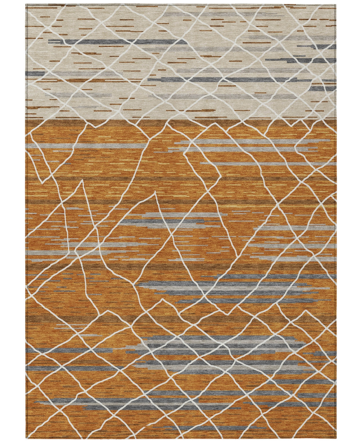 Addison Chantille Machine Washable Acn1025 5'x7'6" Area Rug In Brown