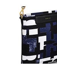 Southwell Gardens Abstract Geo Small Zip Top Crossbody Bag