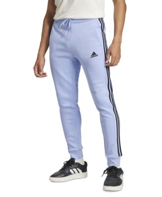 Men's Essentials 3-Stripes Regular-Fit Fleece Joggers