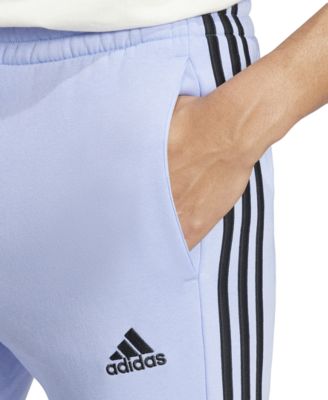 Men's Essentials 3-Stripes Regular-Fit Fleece Joggers