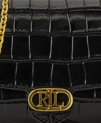 Adair Croc-Embossed Leather Small Crossbody