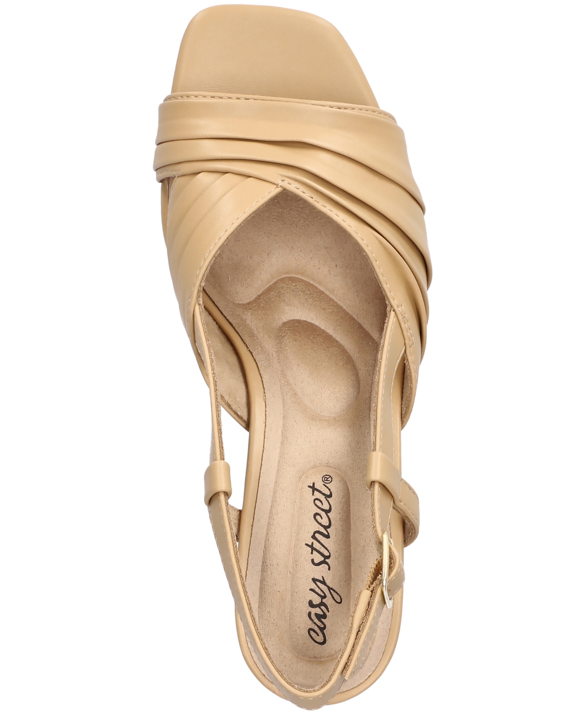 EASY STREET WOMEN'S LUCIE SQUARE TOE SANDALS 