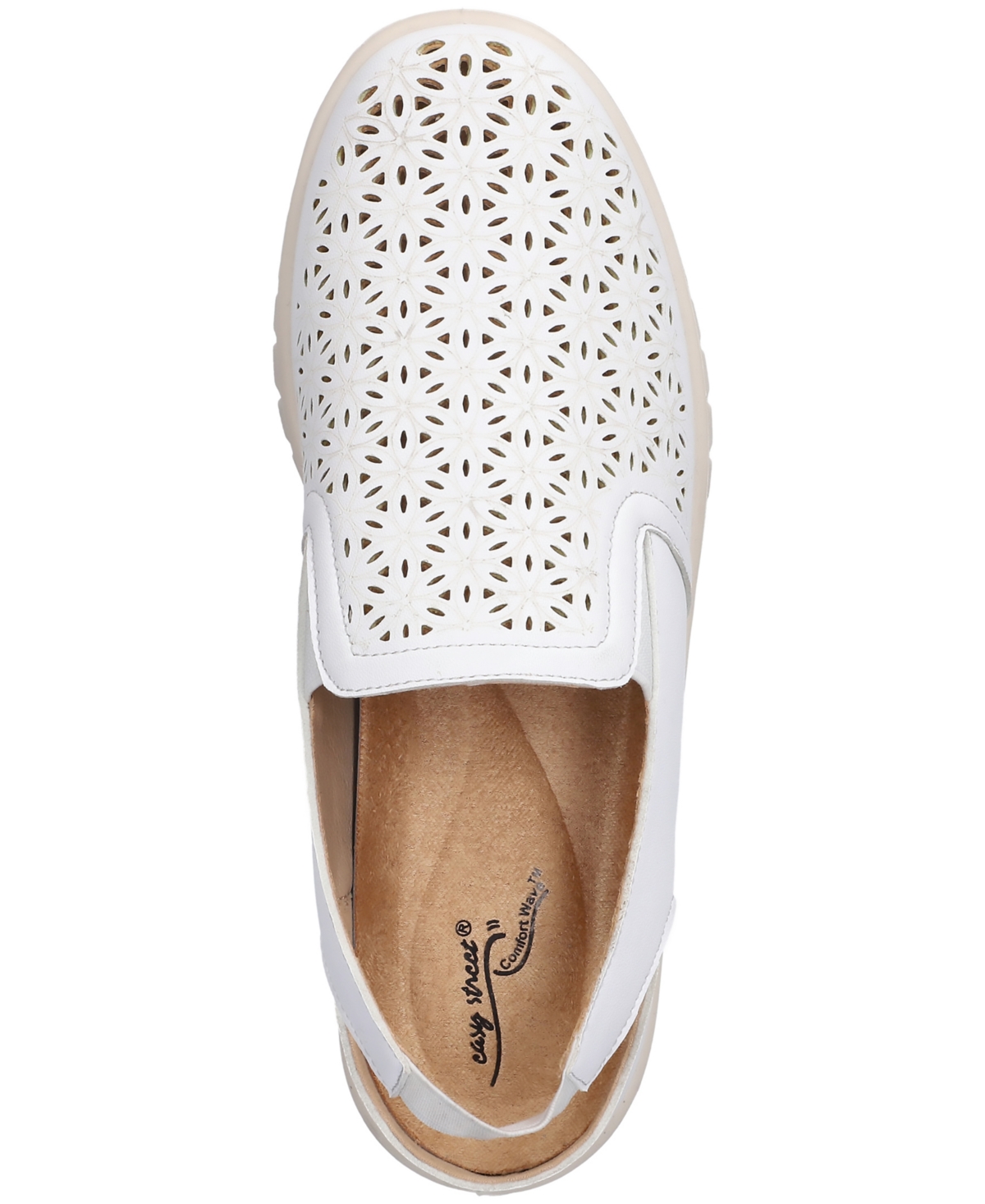 EASY STREET WOMEN'S PETAL COMFORT SLIP-ON FLATS 