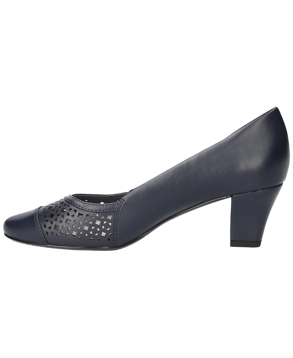 Shop Easy Street Women's Neva Comfort Dress Heel Pumps In Navy