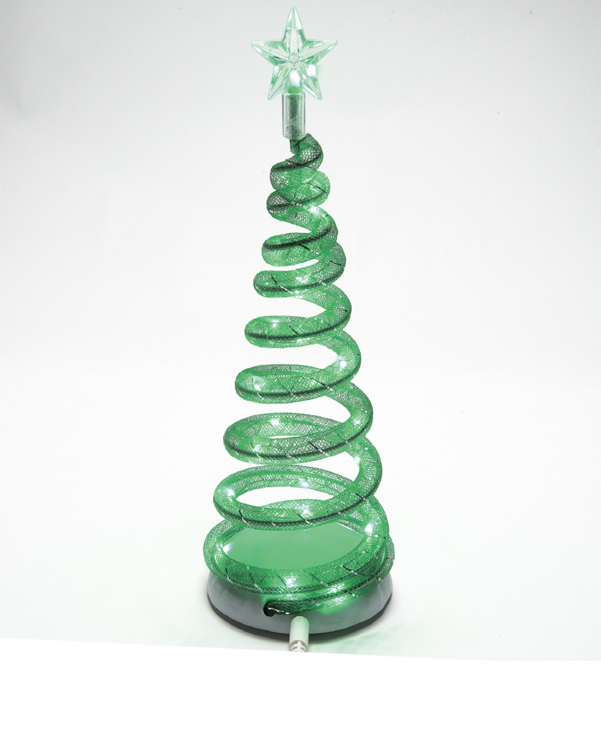 Department 56 Slight Light Emitting Diode Tree Green Village Accessory