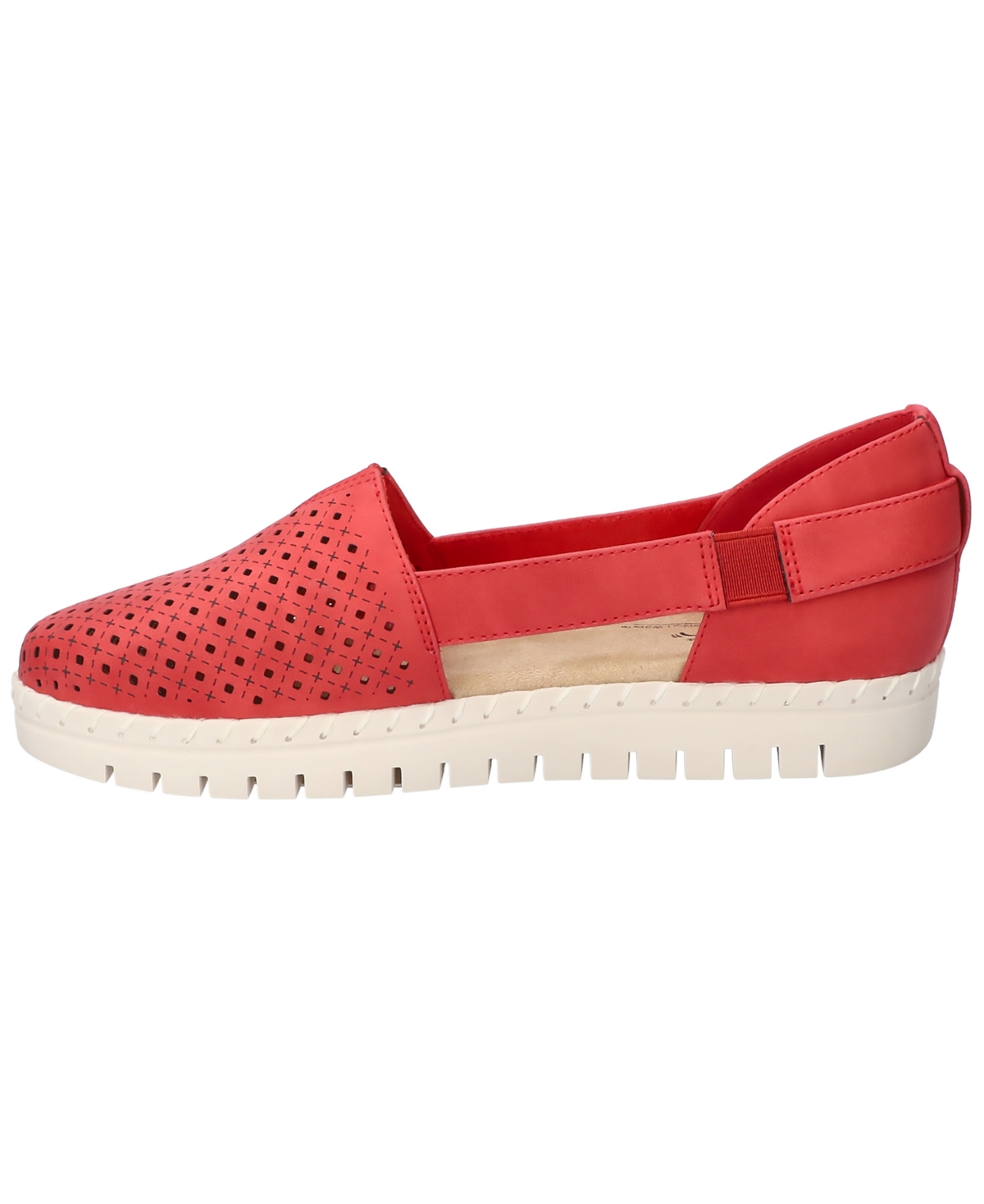 Shop Easy Street Women's Fedra Comfort Slip-on Flats In Red