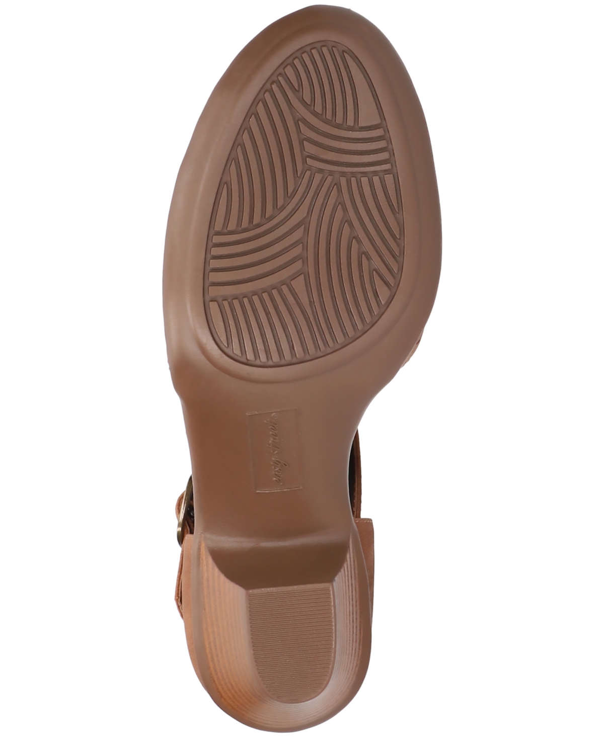 Shop Easy Street Women's Justina Block Heel Sandals In Tan