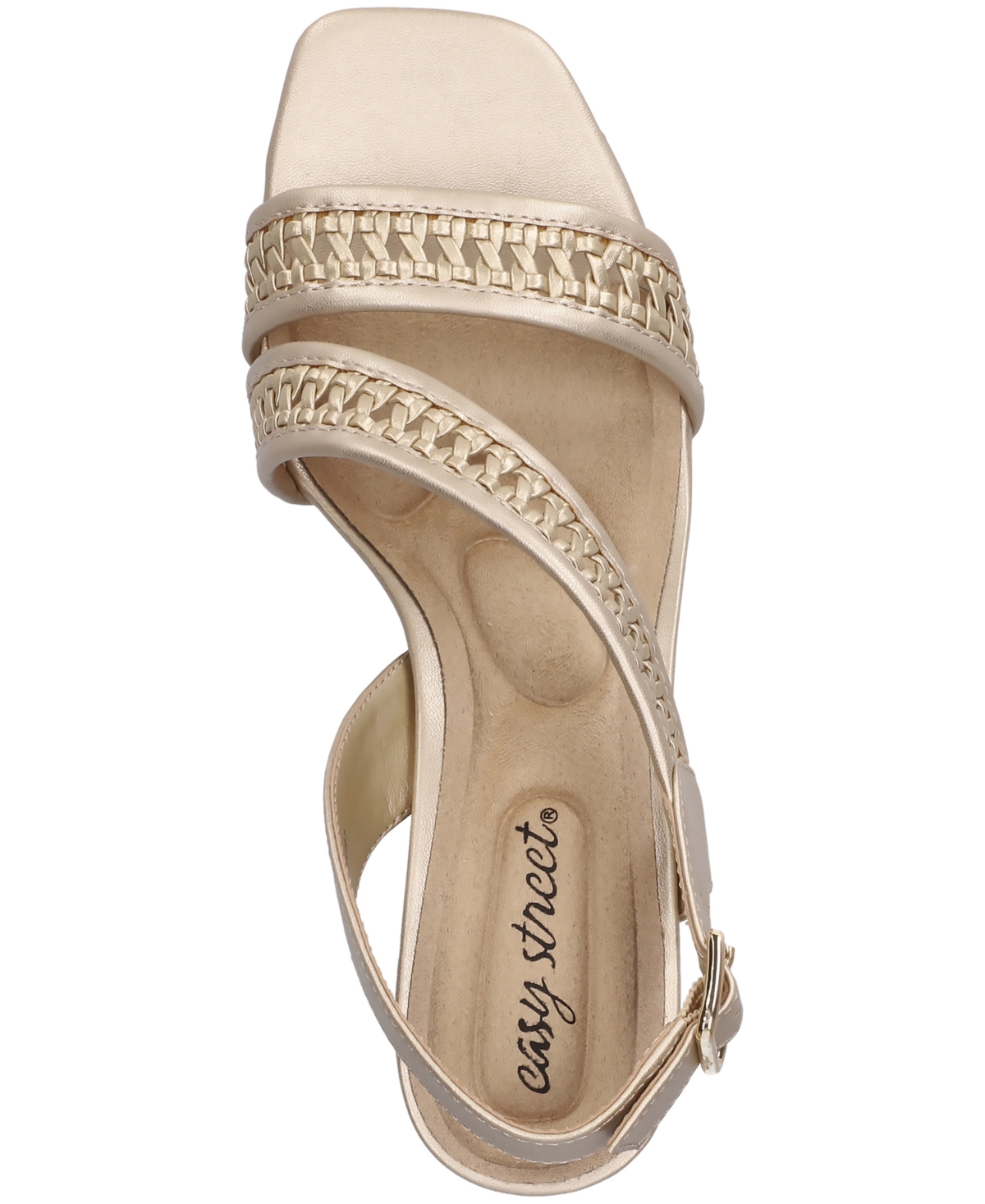 EASY STREET WOMEN'S ROWAN SQUARE TOE SANDALS 