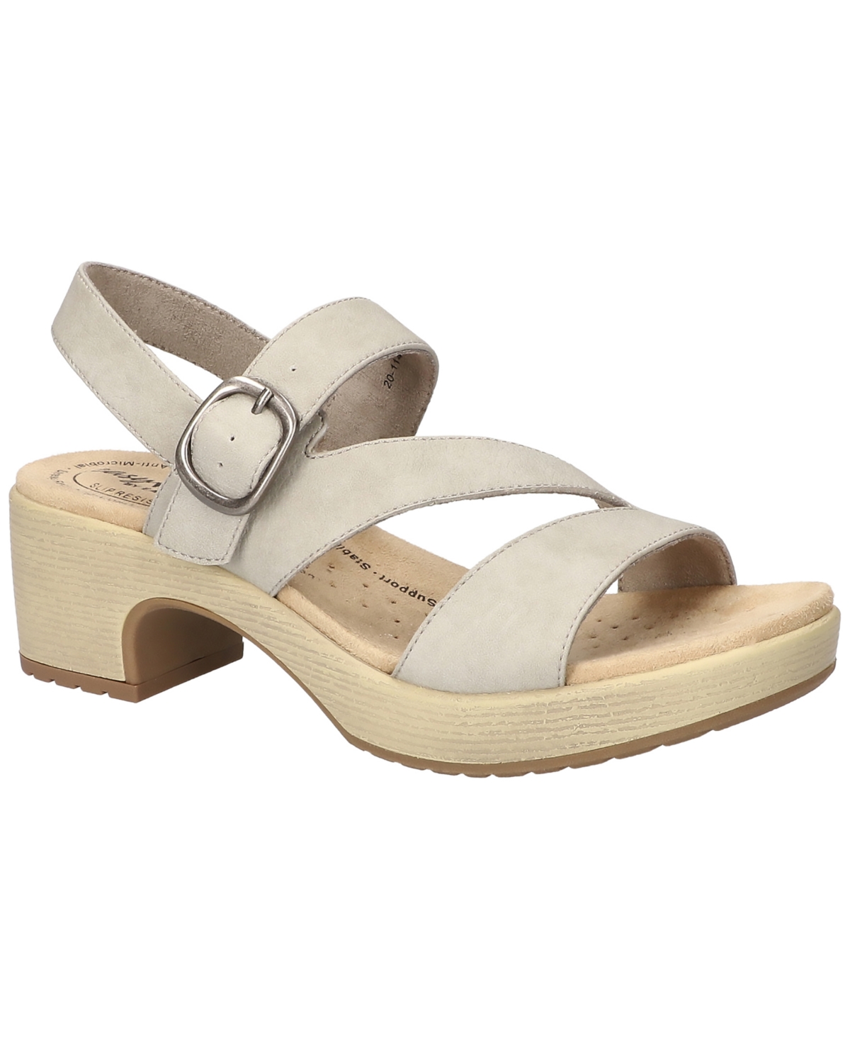 Shop Easy Street Women's Marnina Slip-resistant Sandals In Gray