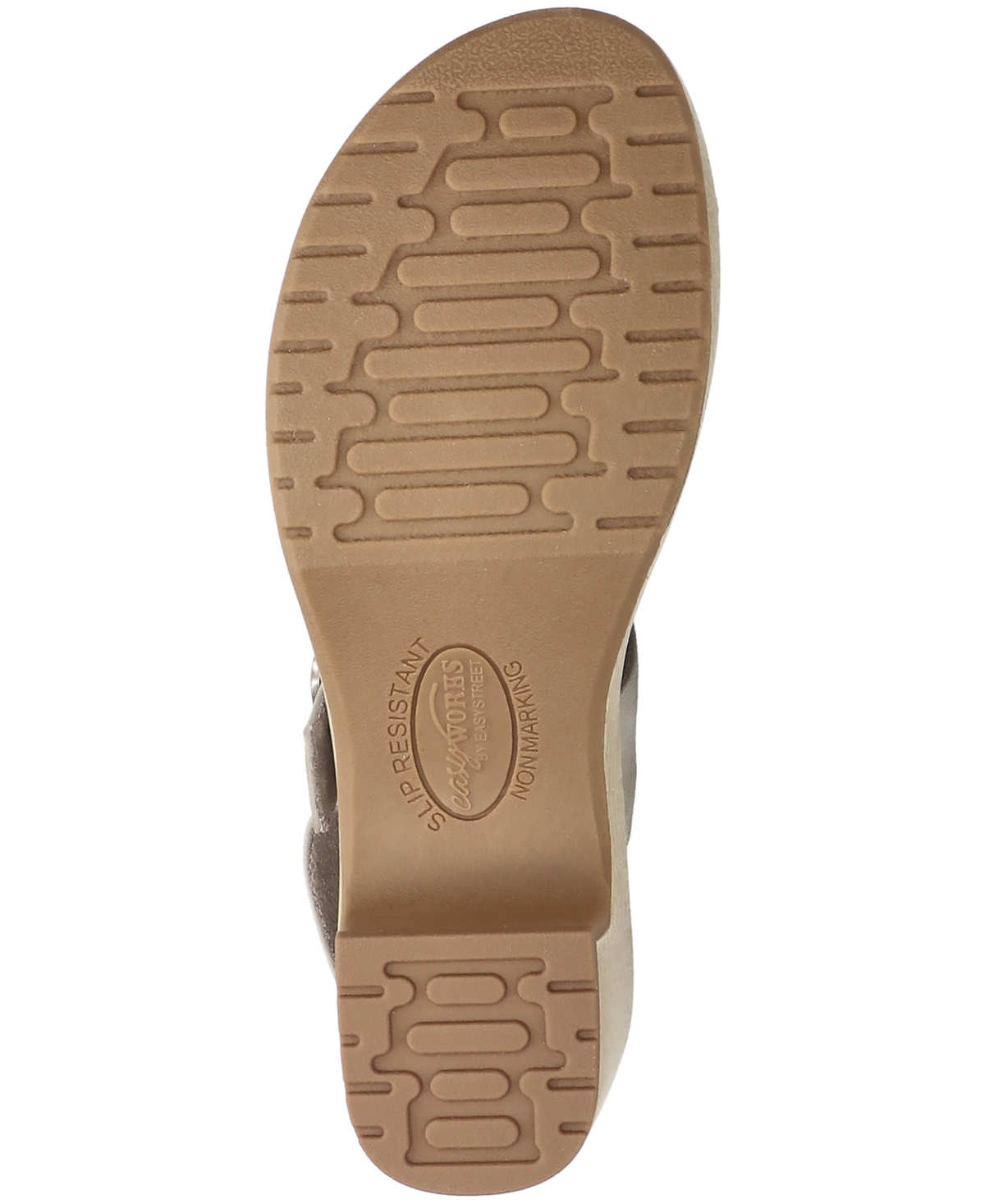 Shop Easy Street Women's Marnina Slip-resistant Sandals In Gray