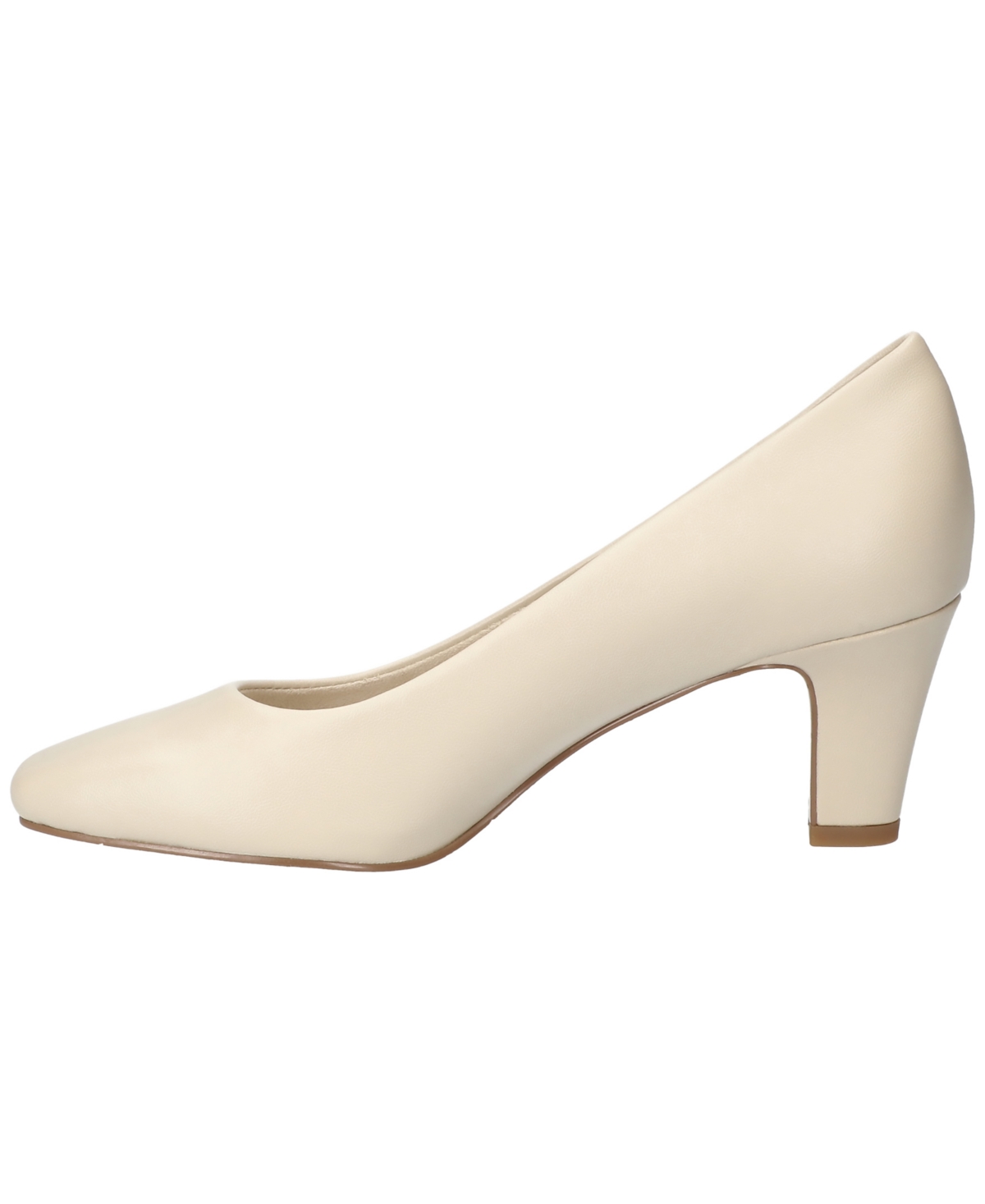 Shop Easy Street Women's Poet Square Toe Pumps In Bone
