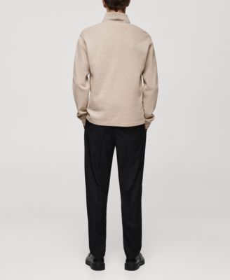 Men's Ribbed-Collar Sweatshirt