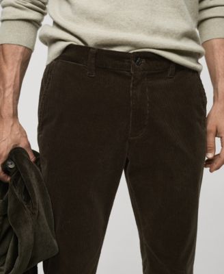 Men's Slim-Fit Corduroy Pants