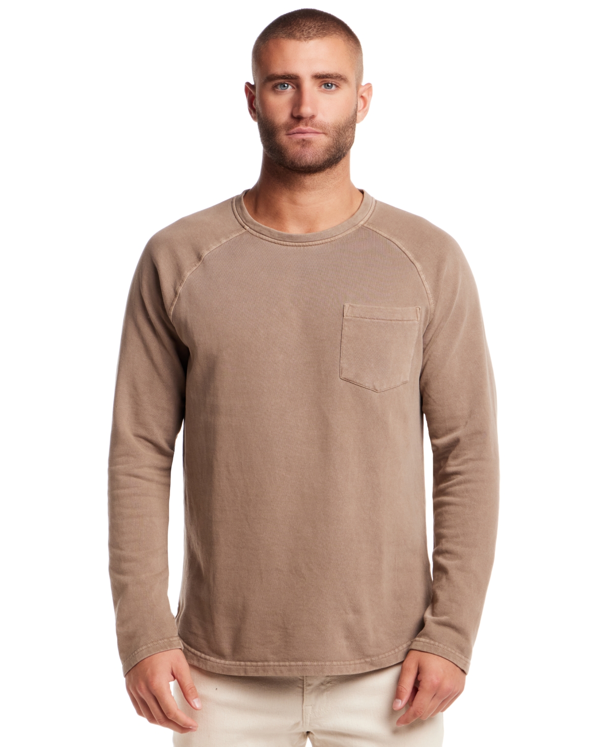 WEATHERPROOF VINTAGE MEN'S REGULAR-FIT RAGLAN-SLEEVE POCKET SWEATSHIRT 