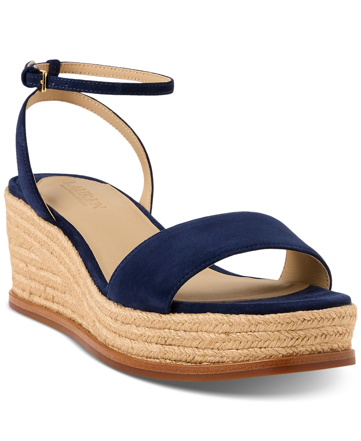 Women's Leona Espadrille Platform Wedge Sandals - Refined Navy