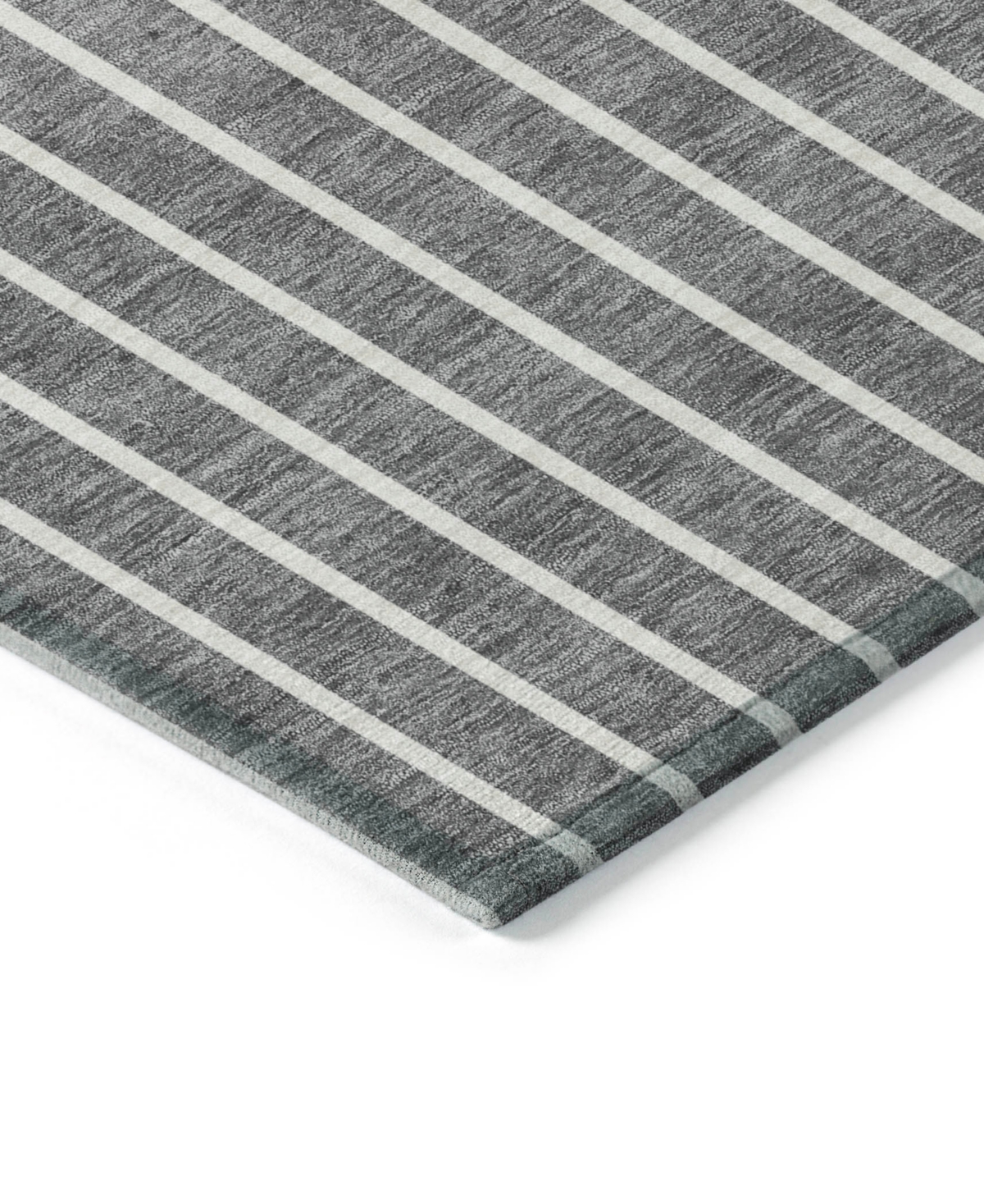 Addison Chantille Machine Washable Acn994 9'x12' Area Rug In Gray