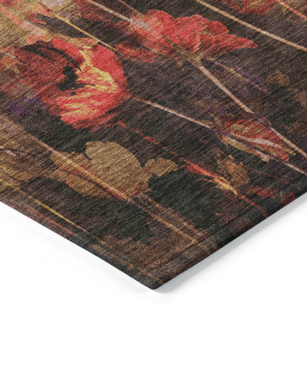 Addison Chantille Machine Washable Acn992 9'x12' Area Rug In Gold