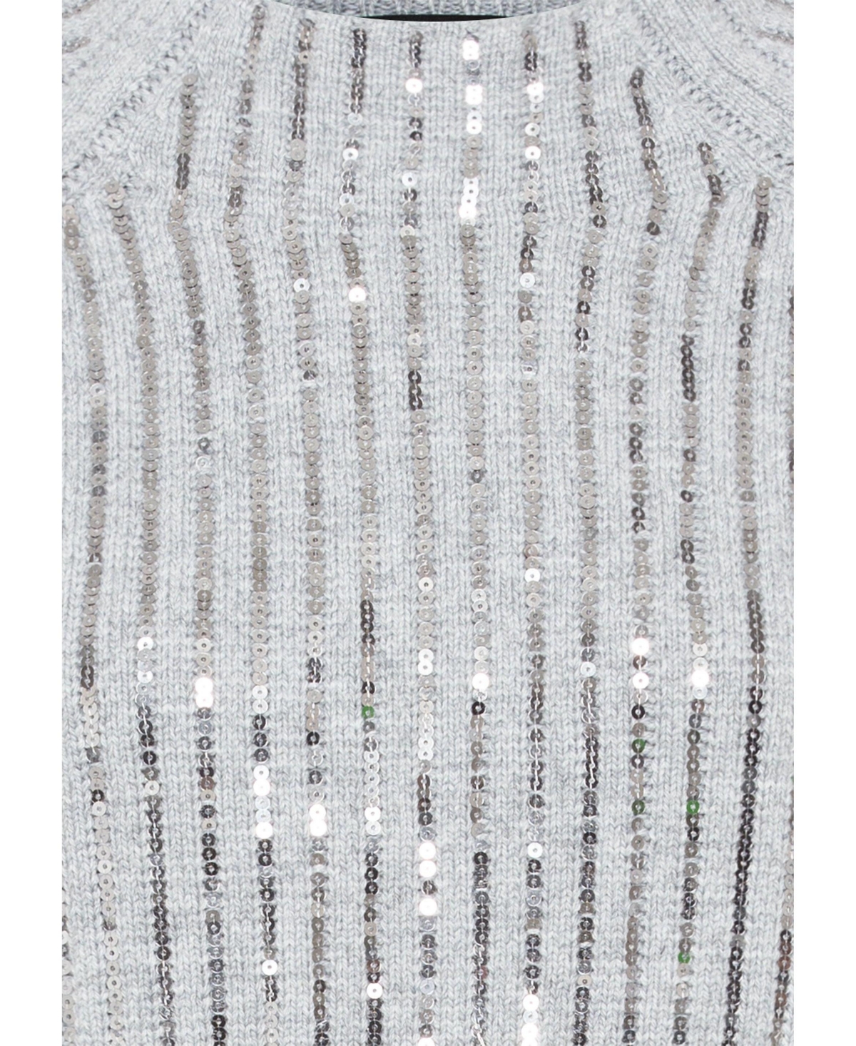 Olsen Women's Sequin Rib Knit Pulllover