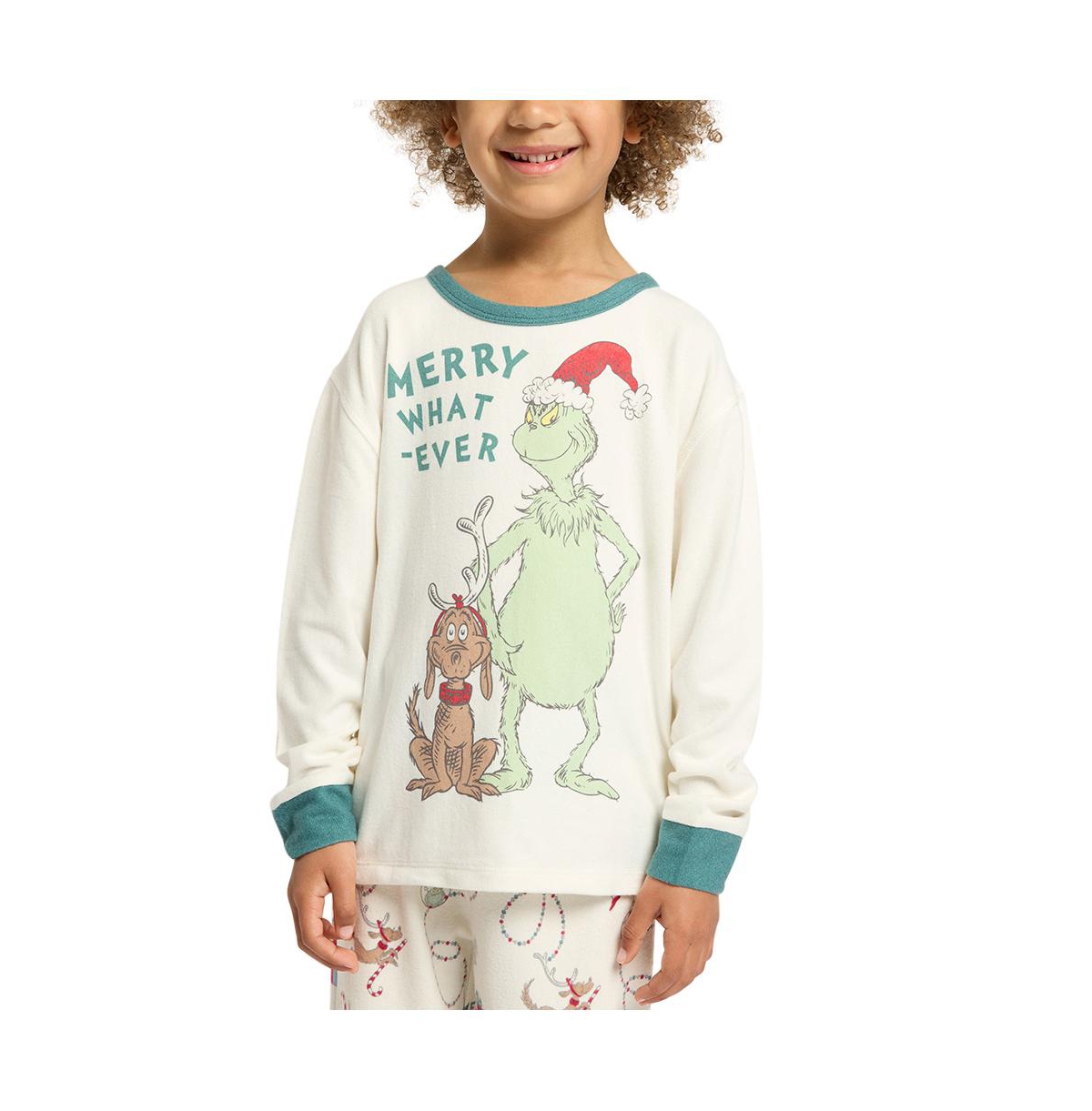 Cotton On Little Boys Little/Big Freddy Long Sleeve Pyjama Set Licensed -merry whatever