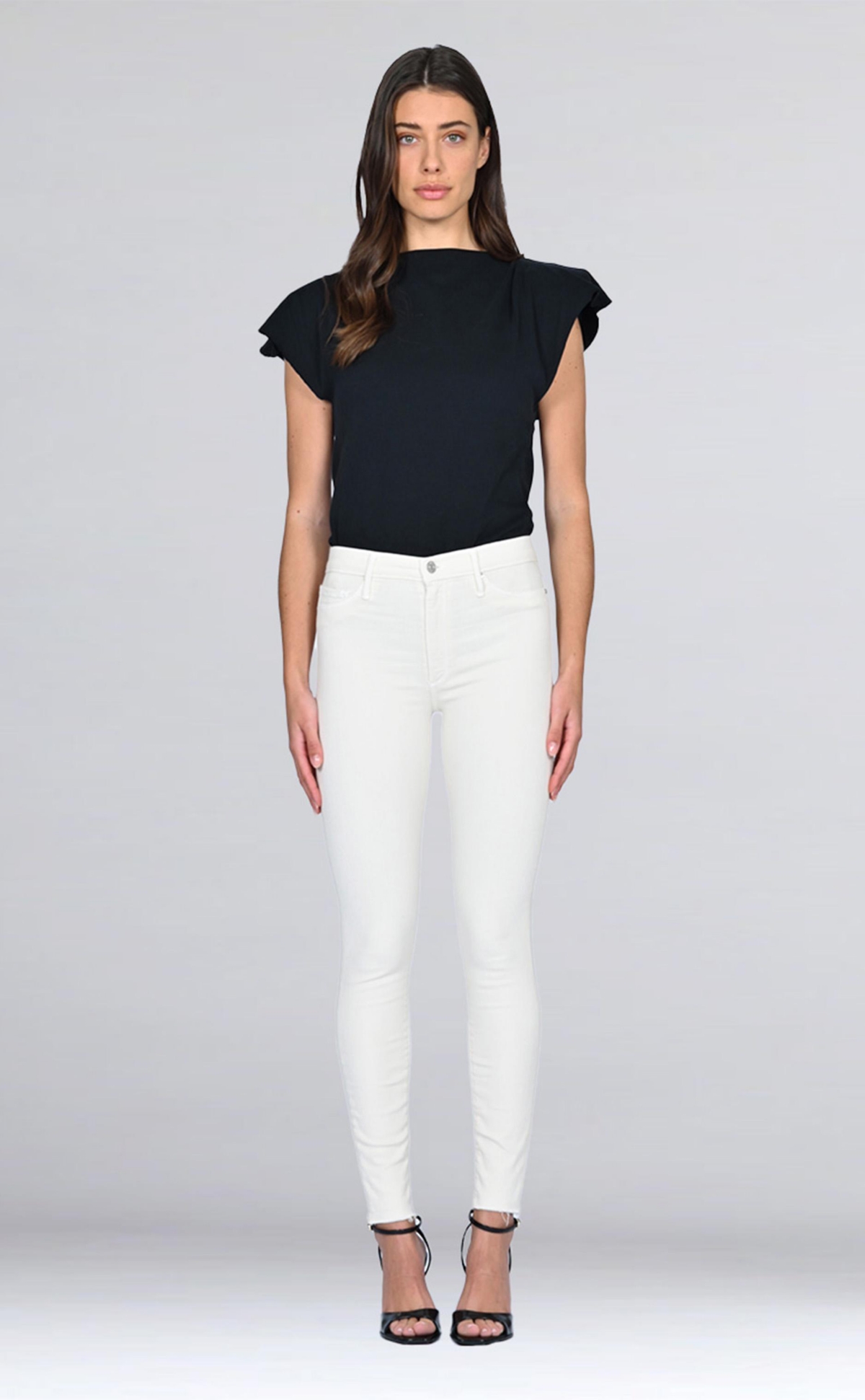 Black Orchid Denim Women's Carmen High Rise Ankle Fray Jean