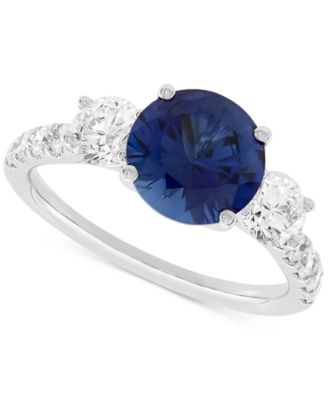 Grown With Love - Lab Grown Ruby (3 ct. t.w.) & Lab Grown Diamond (1 ct. t.w.) Ring in 14k Gold (Also in Lab Grown Emerald & Lab Grown Sapphire)