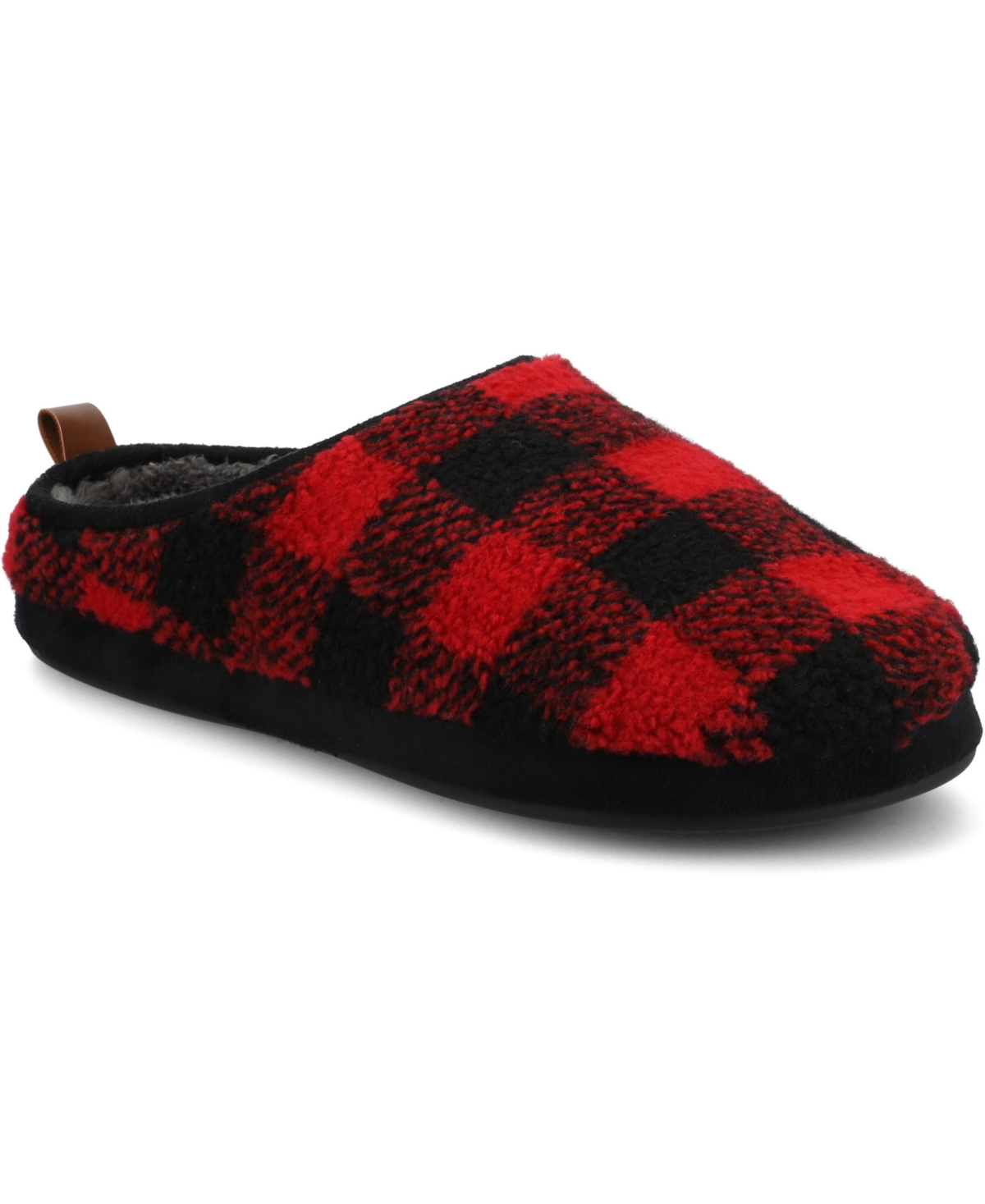 Men's Roland Fleece Shearling Slide Slipper - Black