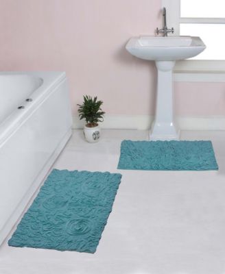 Bell Flower 2-Pc. Bath Rug Set