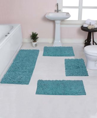 Bell Flower 4-Pc. Bath Rug Set